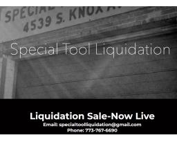 Special Tool Liquidation