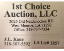 1st Choice Auction, LLC