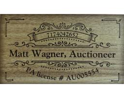 Matt Wagner, Auctioneer