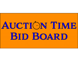 Auction Time Bid Board