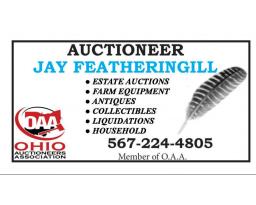  	Auctioneer Jay Featheringill 