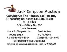 Jack Simpson Auction