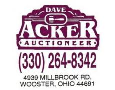Dave Acker, Auctioneer