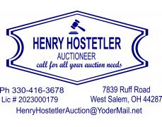 Henry Hostetler Auctioneer