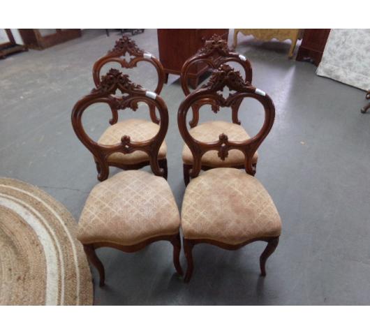 nice set of needle point chairs